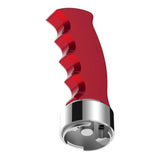 Red Pistol Grip Shifter Knob with 9/10 Speed Adapter