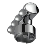 Chrome T-Shifter Knob with 9/10 Adapter- Thread On