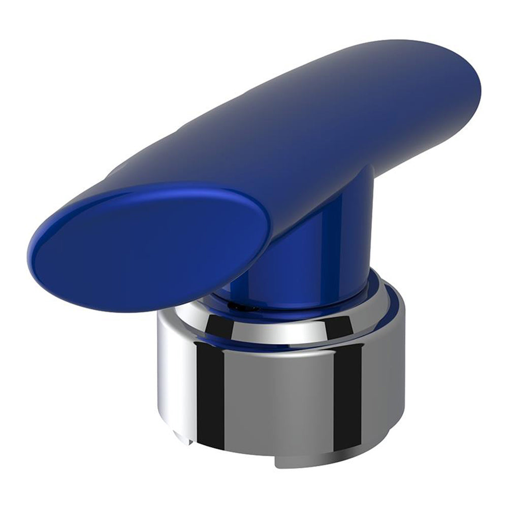 Blue T Shape Gear Knob with 9/10 Speed Adapter