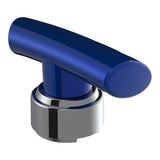 Blue T Shape Gear Knob with 9/10 Speed Adapter