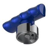 Blue T Shape Gear Knob with 9/10 Speed Adapter