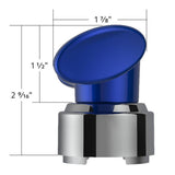 Blue T Shape Gear Knob with 9/10 Speed Adapter