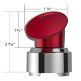 Red T Shape Gear Knob with 9/10 Speed Adapter
