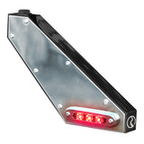 Black Billet Mirror Light Brackets