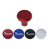 Aluminum Tractor Knobs with Multi-Color Glossy Tractor Stickers - Thread On