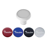 Aluminum Tractor Knobs with Multi-Color Glossy Tractor Stickers - Thread On