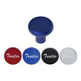 Aluminum Trailer Knobs with Multi-Color Glossy Trailer Stickers - Thread On