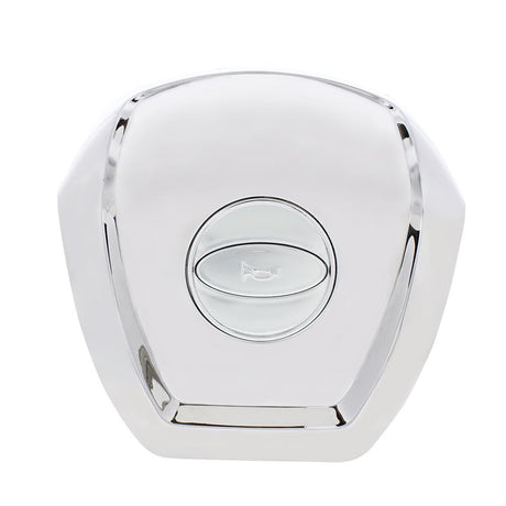 Peterbilt 579 2012-2021 chrome steering wheel horn pad for semi trucks