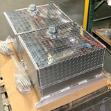 Hydraulic Aluminum Tank with Diamond Plate Top - 30 Gallons