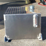Hydraulic Aluminum Tank with Diamond Plate Top - 30 Gallons