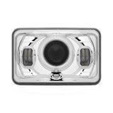 4" x 6" LED Projector Headlight with Backlit Auxiliary