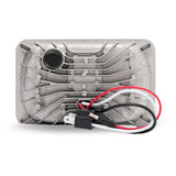 4" x 6" LED Projector Headlight with Backlit Auxiliary