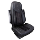 Legacy Silver High-Back Seat Faux Leather Seat Cover