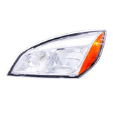 Freightliner Cascadia 2018+ and Newer Chrome LED Headlight