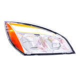 Freightliner Cascadia 2018+ and Newer Chrome LED Headlight