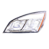 Freightliner Cascadia 2018+ and Newer Chrome LED Headlight