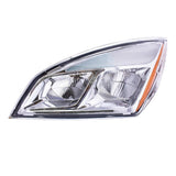 Freightliner Cascadia 2018+ and Newer Chrome LED Headlight