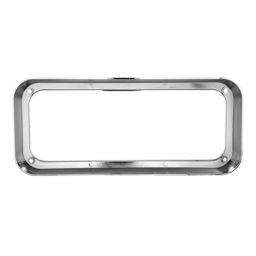 Chrome Replacement Bezel for Rectangular Projection Headlights