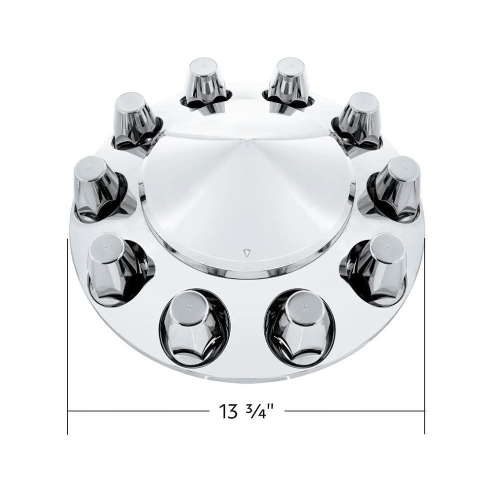 33mm Front Pointed Axle Cover with Push On Nut Covers