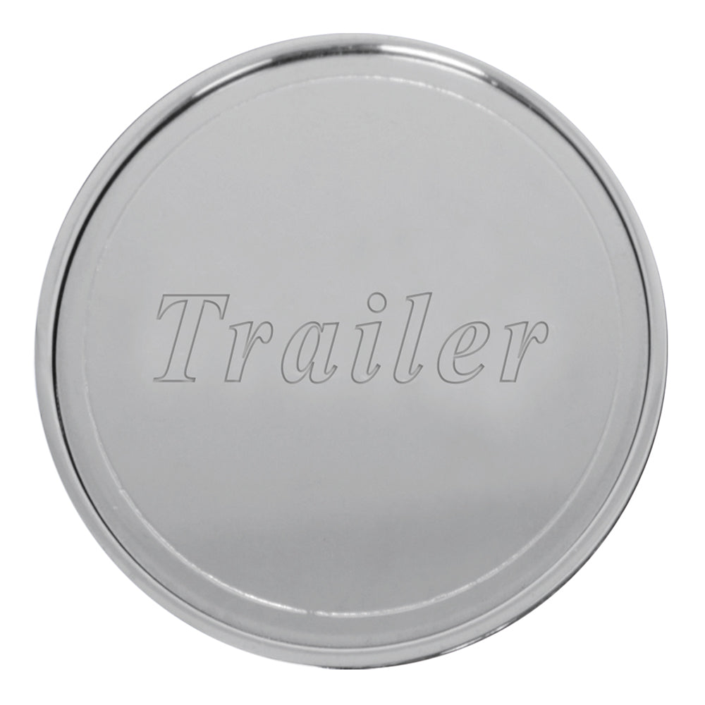 Stainless Steel Tractor/Trailer Knob Script Plate