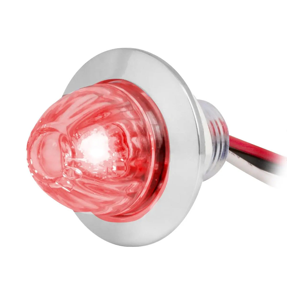 1" Dual Function Mini Push/Screw Watermelon LED Light