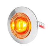 1" Bowtie Smoke Lens LED with Chrome Plastic bezel