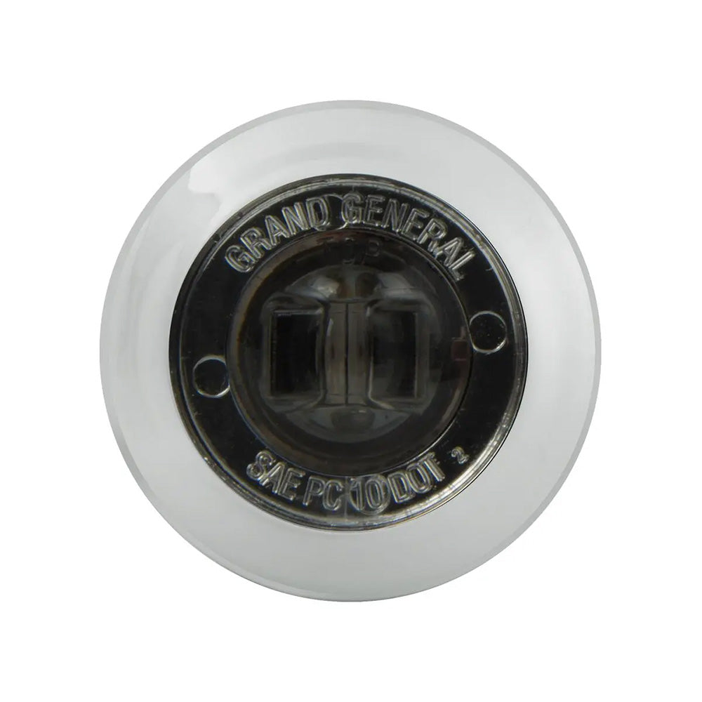 1" Bowtie Smoke Lens LED with Chrome Plastic bezel