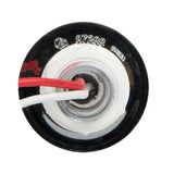 1" Bowtie Smoke Lens LED with Chrome Plastic bezel