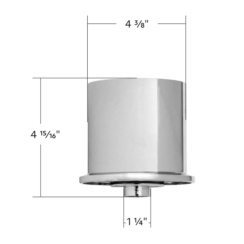 Chrome Steering Wheel Hub for 2007+ Freightliners
