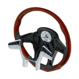 18" YourGrip Wood Steering Wheel for Peterbilt 579 & Kenworth T680
