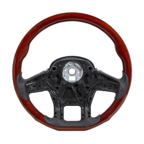 18" YourGrip wood steering wheel for Peterbilt 579 and Kenworth T680 for semi trucks