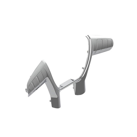 Peterbilt 579 and Kenworth T680 chrome plastic trim for united pacific YourGrip steering wheel, close-up