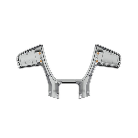 Close-up of Peterbilt 579 and Kenworth T680 chrome plastic trim for united pacific YourGrip steering wheel