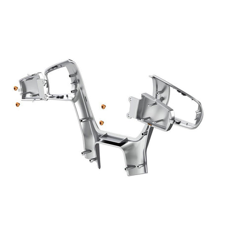 Another angle of Peterbilt 579 and Kenworth T680 chrome plastic trim for united pacific YourGrip steering wheel