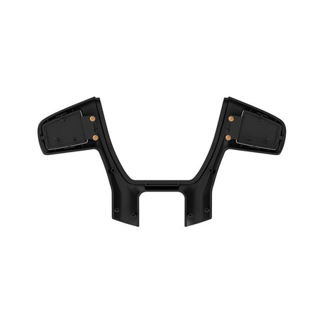 Close-up of Peterbilt 579 and Kenworth T680 black plastic trim for united pacific YourGrip steering wheel