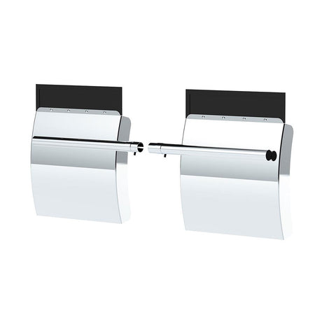 24" 430 Stainless steel quarter fender with tube bracket set