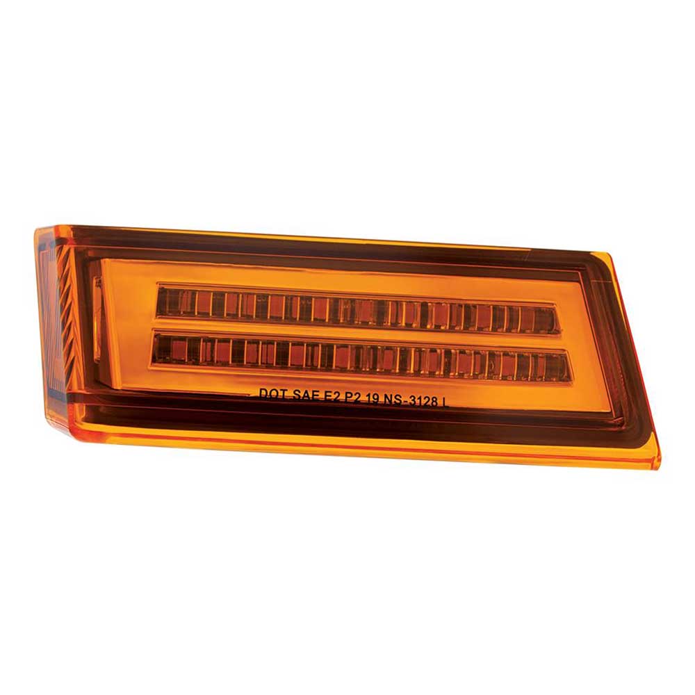 Freightliner Cascadia 2018-2022 Amber 35 LED Sequential Turn Signal Light
