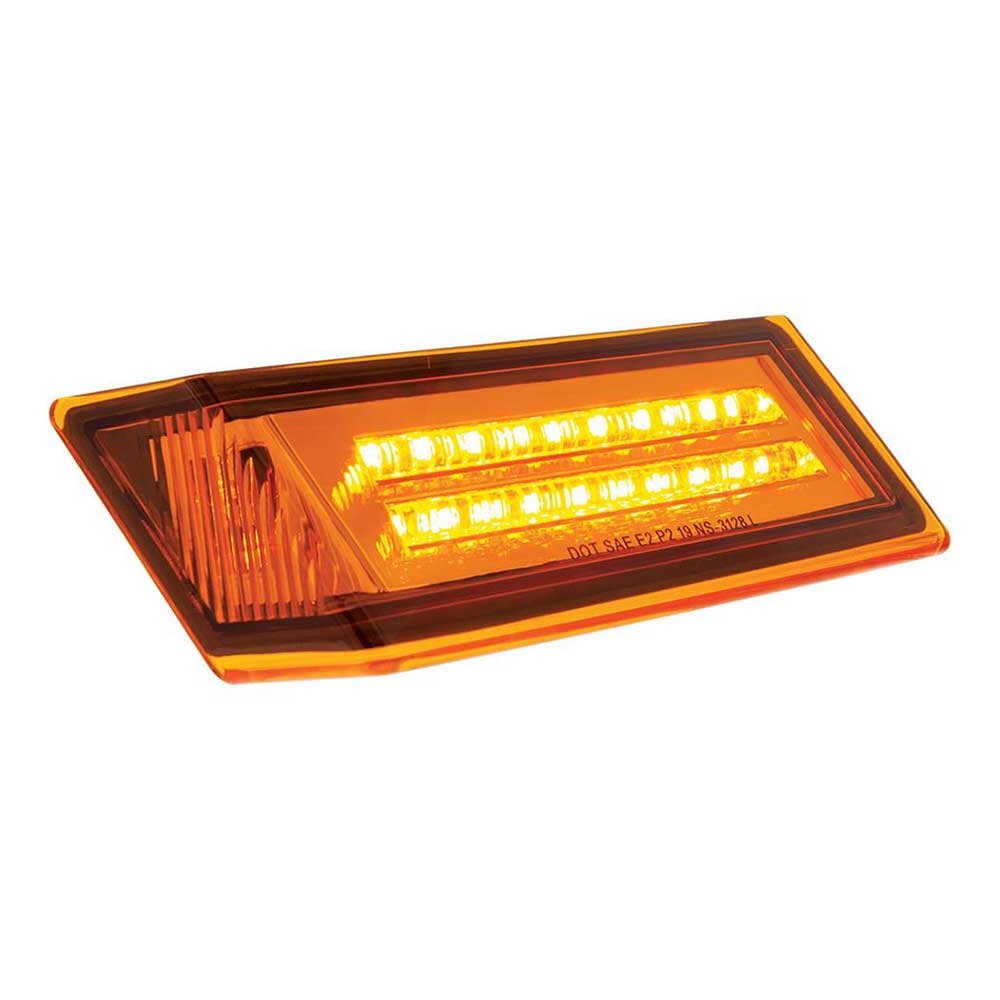 Freightliner Cascadia 2018-2022 Amber 35 LED Sequential Turn Signal Light