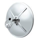 8-1/2" Stainless Steel Heated Convex Mirror Center Mount