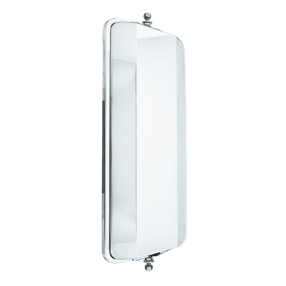 7" x 16" West Coast Stainless Steel Heated Mirror