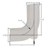 5" Freightliner Century Aluminized Elbow OEM 04-17476-000