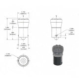 Super Bright 67 Light Bulbs with 15 LEDs - 2 Pack