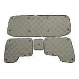 Kenworth T170, T270, T300, T370, T440, T470, T600, T660, T800, W900 Models with DayLite Door ZenEclipse Blackout Window Covers with Peeper - Grey