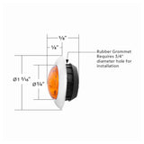 3/4" Round 1 LED ArcBlast Single Function Marker Light