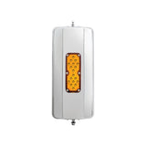 Heated 7" X 16" Stainless Steel West Coast Style Mirror with LED