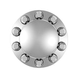 Chrome Dome Rear Axle Cover With 33mm Standard Style Push-On Nut Covers