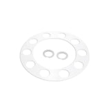 Chrome Dome Rear Axle Cover With 33mm Standard Style Push-On Nut Covers