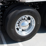 Chrome Dome Rear Axle Cover With 33mm Standard Style Push-On Nut Covers