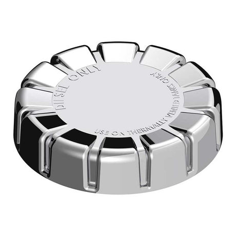 Kenworth non-locking fuel cap, close-up