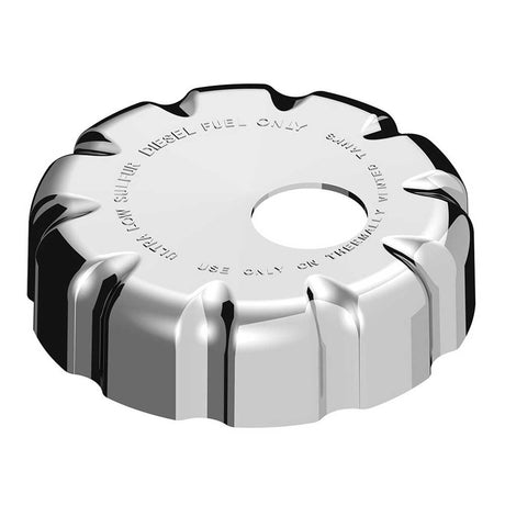 Volvo locking fuel cap, close-up